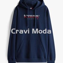 SUDADERA AZUL MARINO CON CAPUCHA - Imagen 1