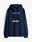 SUDADERA AZUL MARINO CON CAPUCHA - Imagen 1