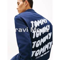 SUDADERA AZUL SIN CAPUCHA CON CREMALLERA - Imagen 2