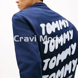 SUDADERA AZUL SIN CAPUCHA CON CREMALLERA - Imagen 2