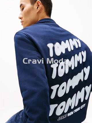 SUDADERA AZUL SIN CAPUCHA CON CREMALLERA - Imagen 2