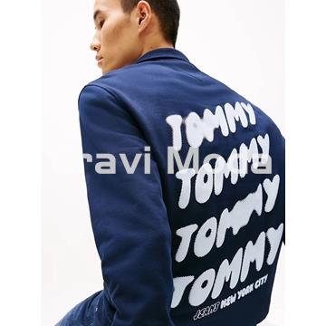 SUDADERA AZUL SIN CAPUCHA CON CREMALLERA - Imagen 2