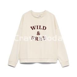 SUDADERA BEIS LETRAS BURDEOS - Imagen 1