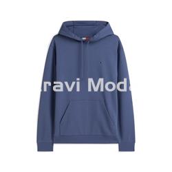 SUDADERA CON CAPUCHA AZUL - Imagen 1