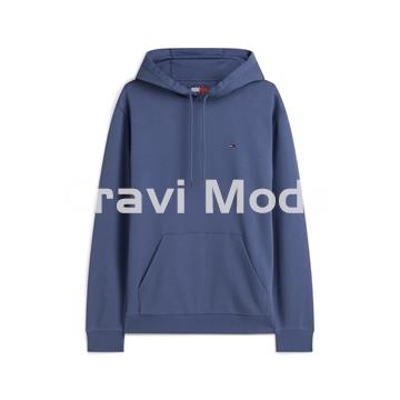 SUDADERA CON CAPUCHA AZUL - Imagen 1