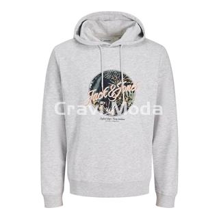 SUDADERA CON CAPUCHA GRIS - Imagen 1