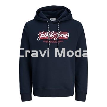 SUDADERA CON CAPUCHA MARINO - Imagen 1