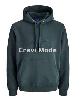 SUDADERA CON CAPUCHA VERDE - Imagen 1