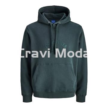 SUDADERA CON CAPUCHA VERDE - Imagen 1