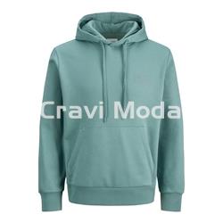 SUDADERA CON CAPUCHA VERDE - Imagen 1