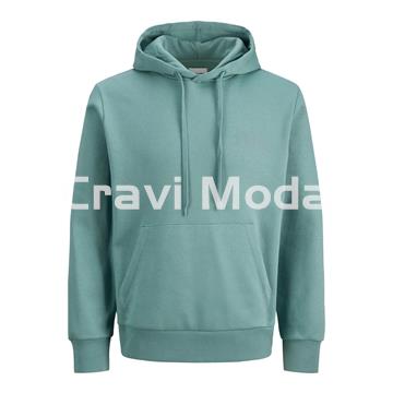 SUDADERA CON CAPUCHA VERDE - Imagen 1