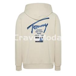 SUDADERA DE CREMALLERA CON CAPUCHA BEIS - Imagen 2