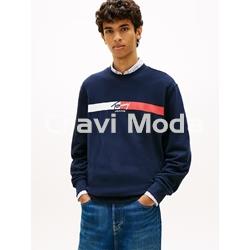 SUDADERA SIN CAPCUHA AZUL MARINO - Imagen 1