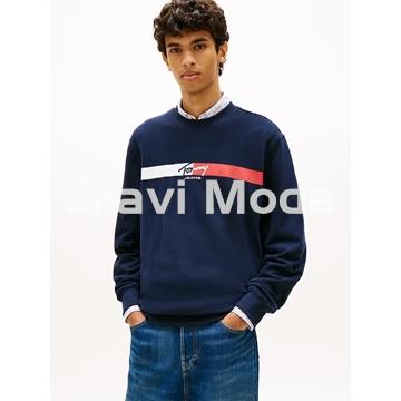 SUDADERA SIN CAPCUHA AZUL MARINO - Imagen 1