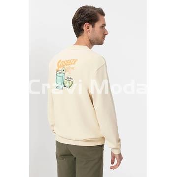 SUDADERA SIN CAPUCHA AMARILLA - Imagen 2