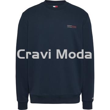 SUDADERA SIN CAPUCHA AZUL MARINO - Imagen 1