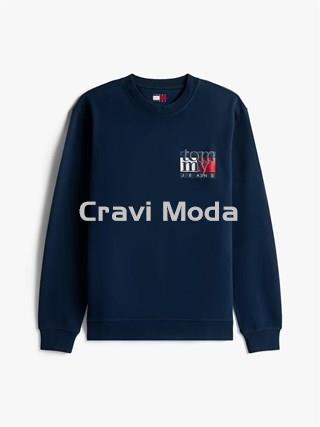 SUDADERA SIN CAPUCHA AZUL MARINO - Imagen 1