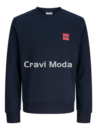 SUDADERA SIN CAPUCHA AZUL MARINO - Imagen 1