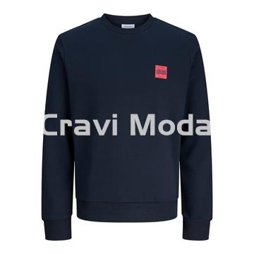 SUDADERA SIN CAPUCHA AZUL MARINO - Imagen 1