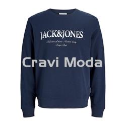 SUDADERA SIN CAPUCHA AZUL MARINO - Imagen 1