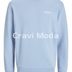 SUDADERA SIN CAPUCHA AZUL - Imagen 1