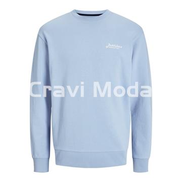 SUDADERA SIN CAPUCHA AZUL - Imagen 1