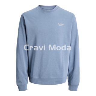 SUDADERA SIN CAPUCHA AZUL - Imagen 1