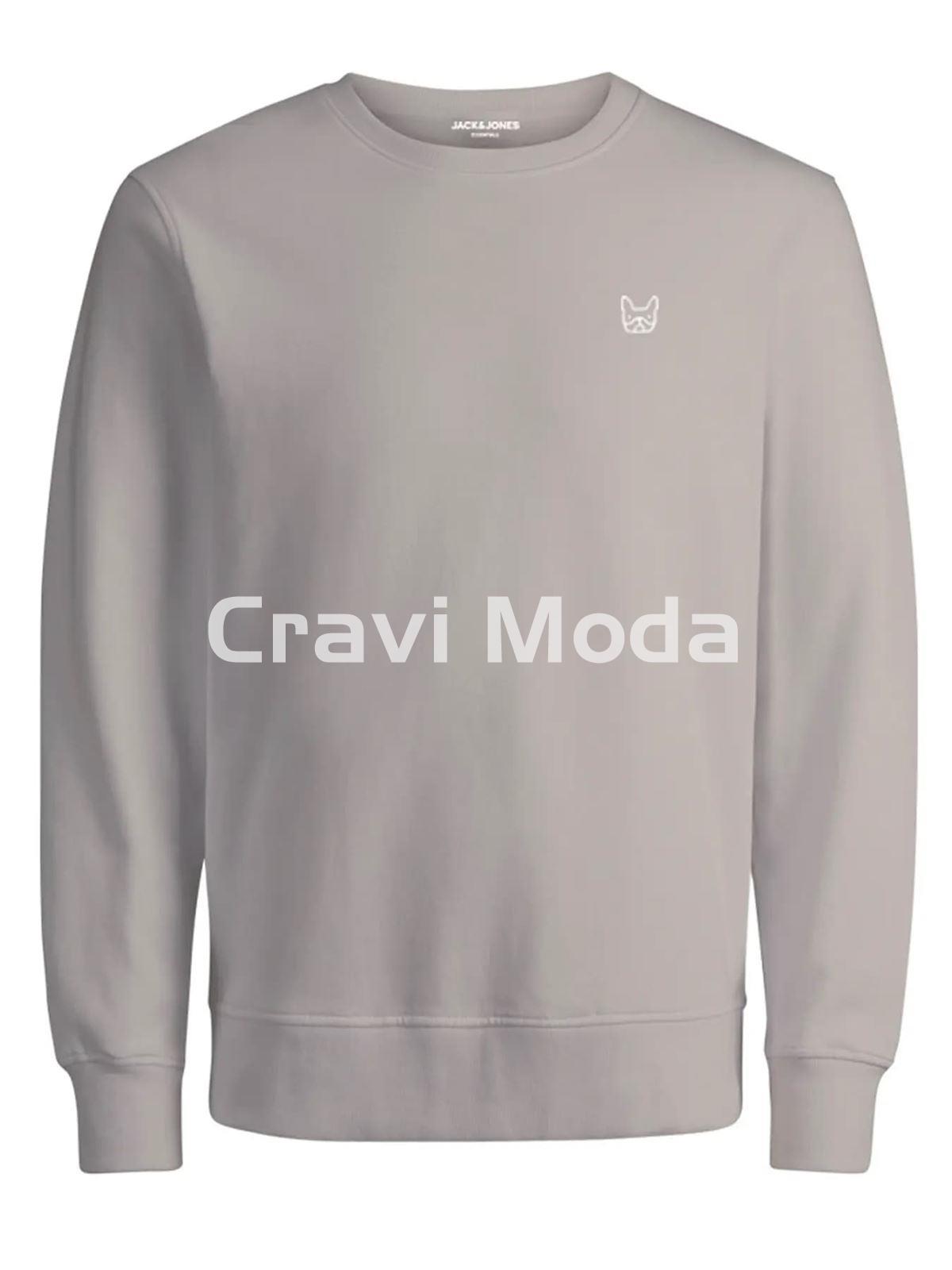 SUDADERA SIN CAPUCHA BÁSICA BEIS - Imagen 1