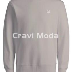 SUDADERA SIN CAPUCHA BÁSICA BEIS - Imagen 1
