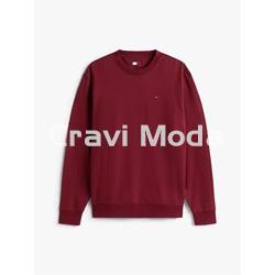 SUDADERA SIN CAPUCHA BURDEOS - Imagen 1