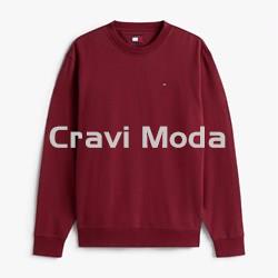 SUDADERA SIN CAPUCHA BURDEOS - Imagen 1