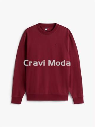 SUDADERA SIN CAPUCHA BURDEOS - Imagen 1