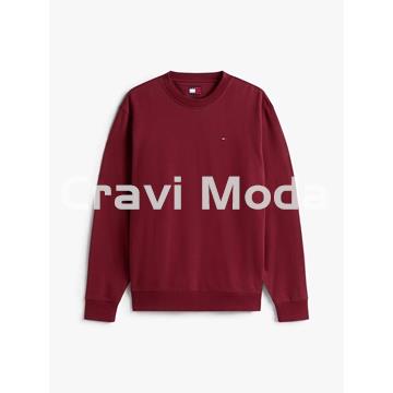 SUDADERA SIN CAPUCHA BURDEOS - Imagen 1