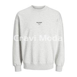 SUDADERA SIN CAPUCHA GRIS - Imagen 1