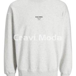 SUDADERA SIN CAPUCHA GRIS - Imagen 1