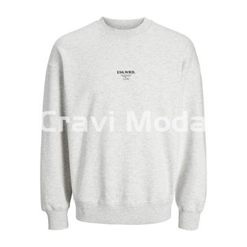 SUDADERA SIN CAPUCHA GRIS - Imagen 1