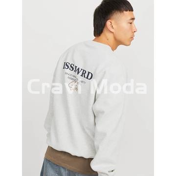 SUDADERA SIN CAPUCHA GRIS - Imagen 2