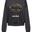 SUDADERA SIN CAPUCHA NEGRA DESGASTADA - KISS- - Imagen 1