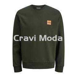 SUDADERA SIN CAPUCHA VERDE - Imagen 1