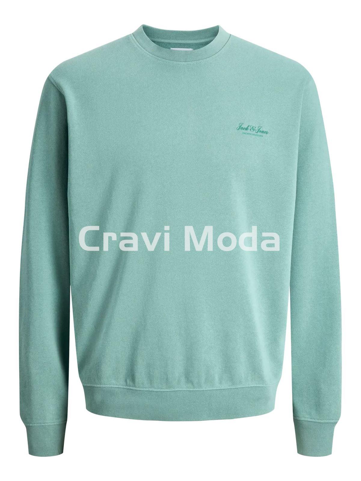 SUDADERA SIN CAPUCHA VERDE - Imagen 1