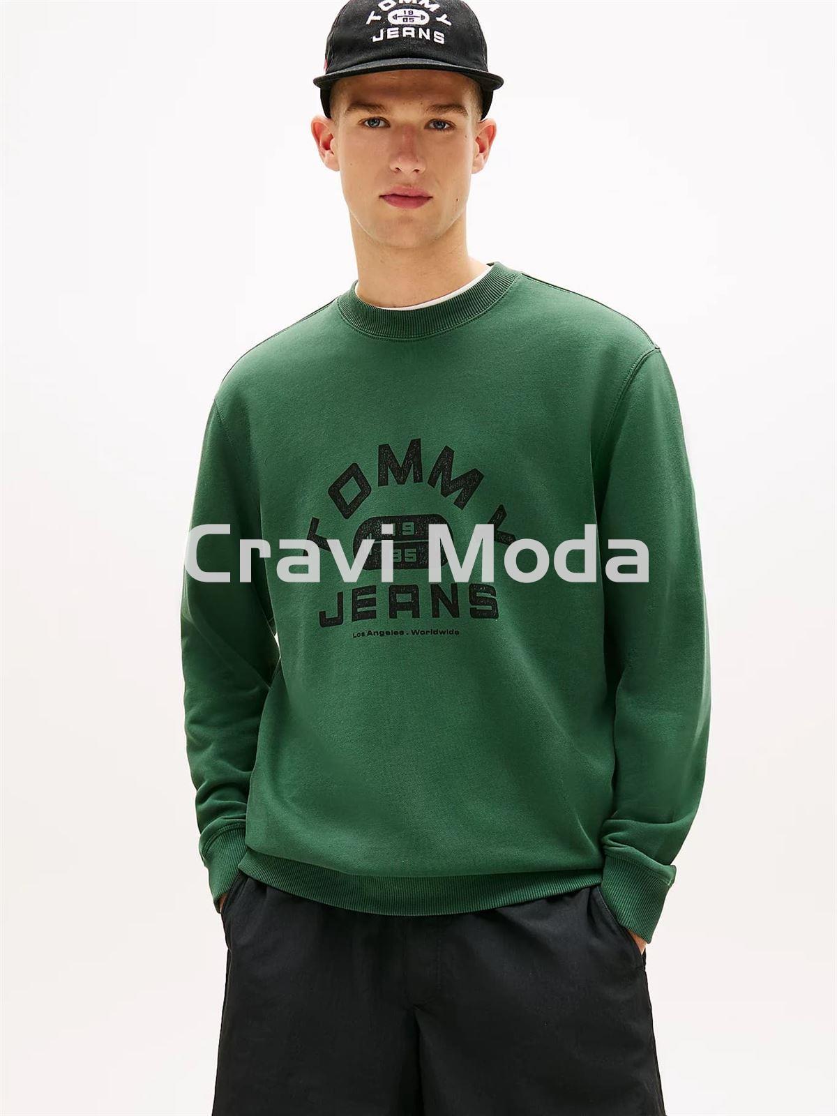 SUDADERA SIN CAPUCHA VERDE - Imagen 1