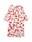 VESTIDO CORAL CORTO ESTAMPADO DE FLORES BLANCAS - Imagen 1