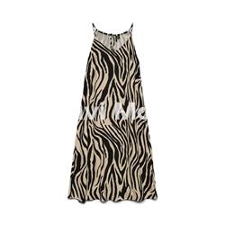 VESTIDO ESTAMPADO CEBRA - Imagen 1