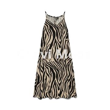 VESTIDO ESTAMPADO CEBRA - Imagen 1