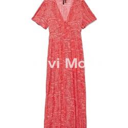 VESTIDO ESTAMPADO LARGO - Imagen 1