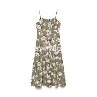 VESTIDO ESTAMPADO VERDE - Imagen 1