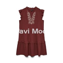 VESTIDO GRANATE - Imagen 1