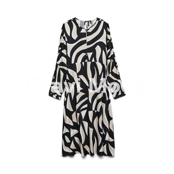 VESTIDO MIDI ESTAMPADO - Imagen 1