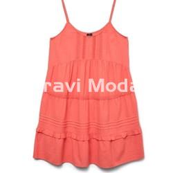 VESTIDO ROJO CORAL - Imagen 1