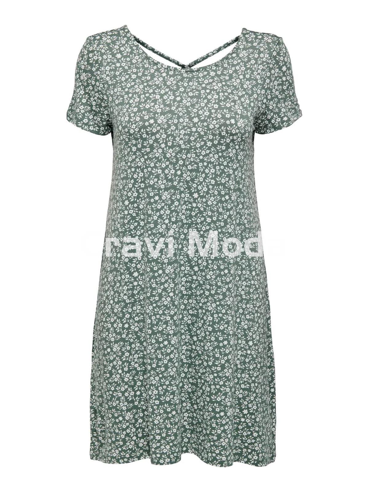 VESTIDO VERDE CORTO - Imagen 1